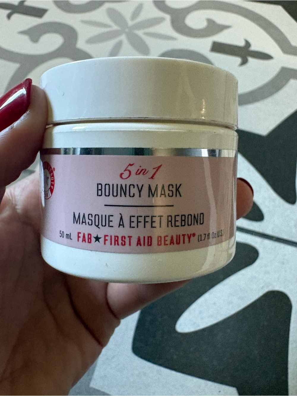 First Aid Beauty Pink Bouncy Mask Jar